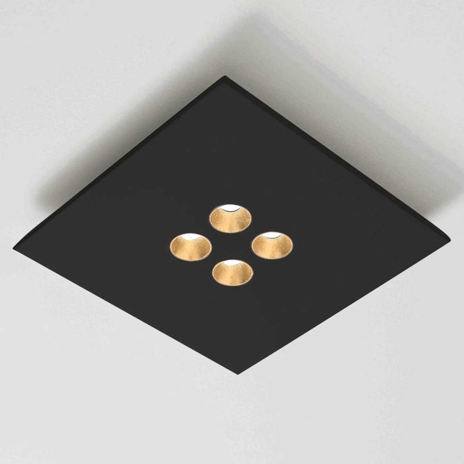 ICONE Confort - LED plafondlamp in edele zwart