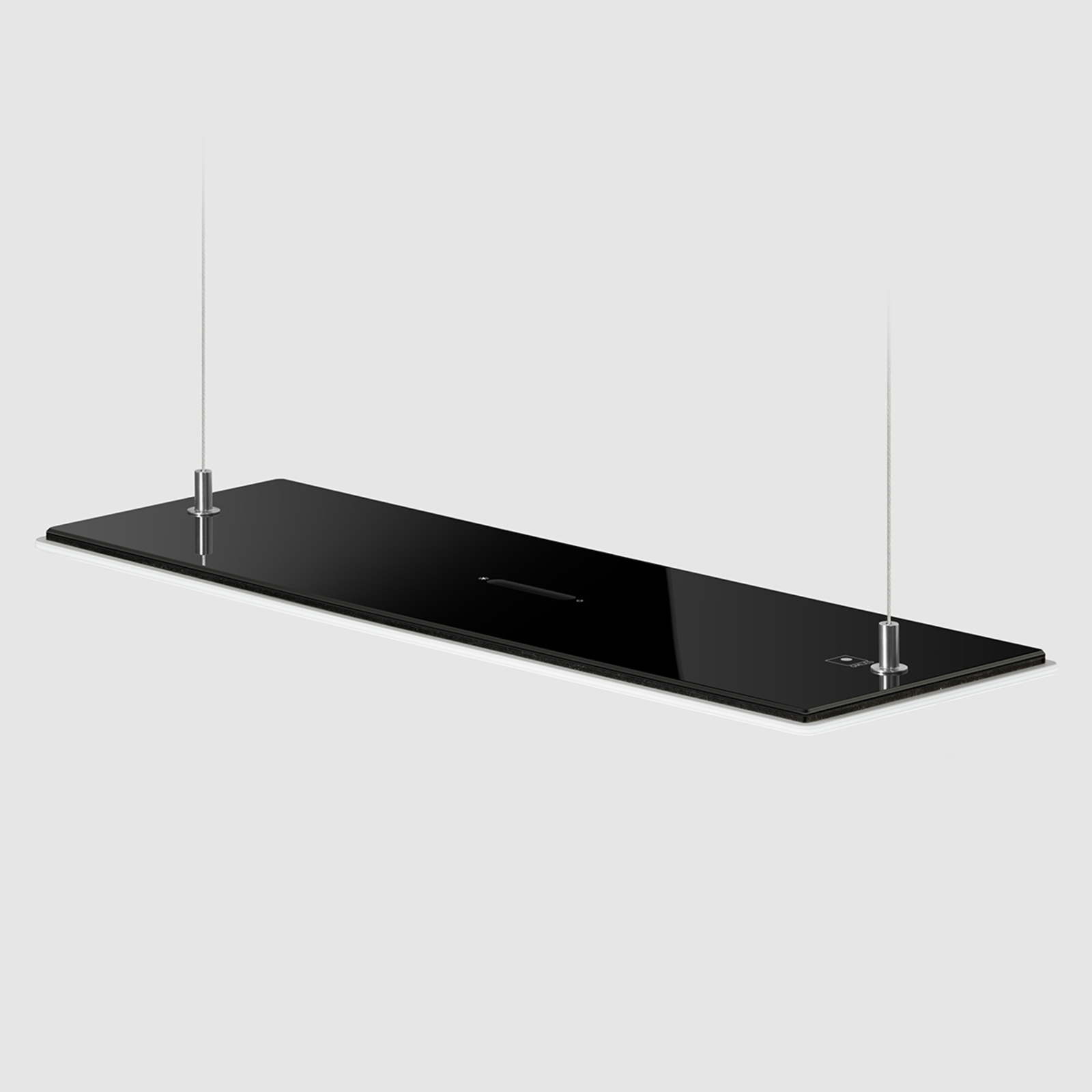 OMLED One s3 – plochá závesná lampa čierna