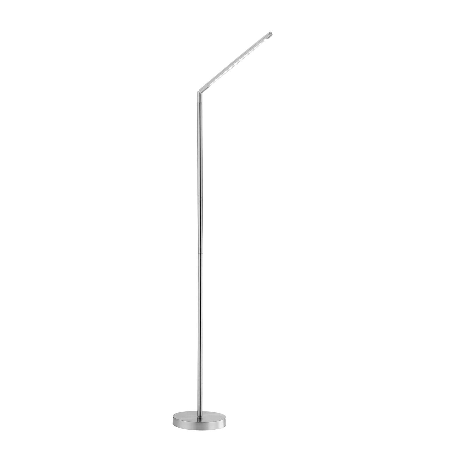 LED-Stehleuchte Dawda mit Dimmer, stahl