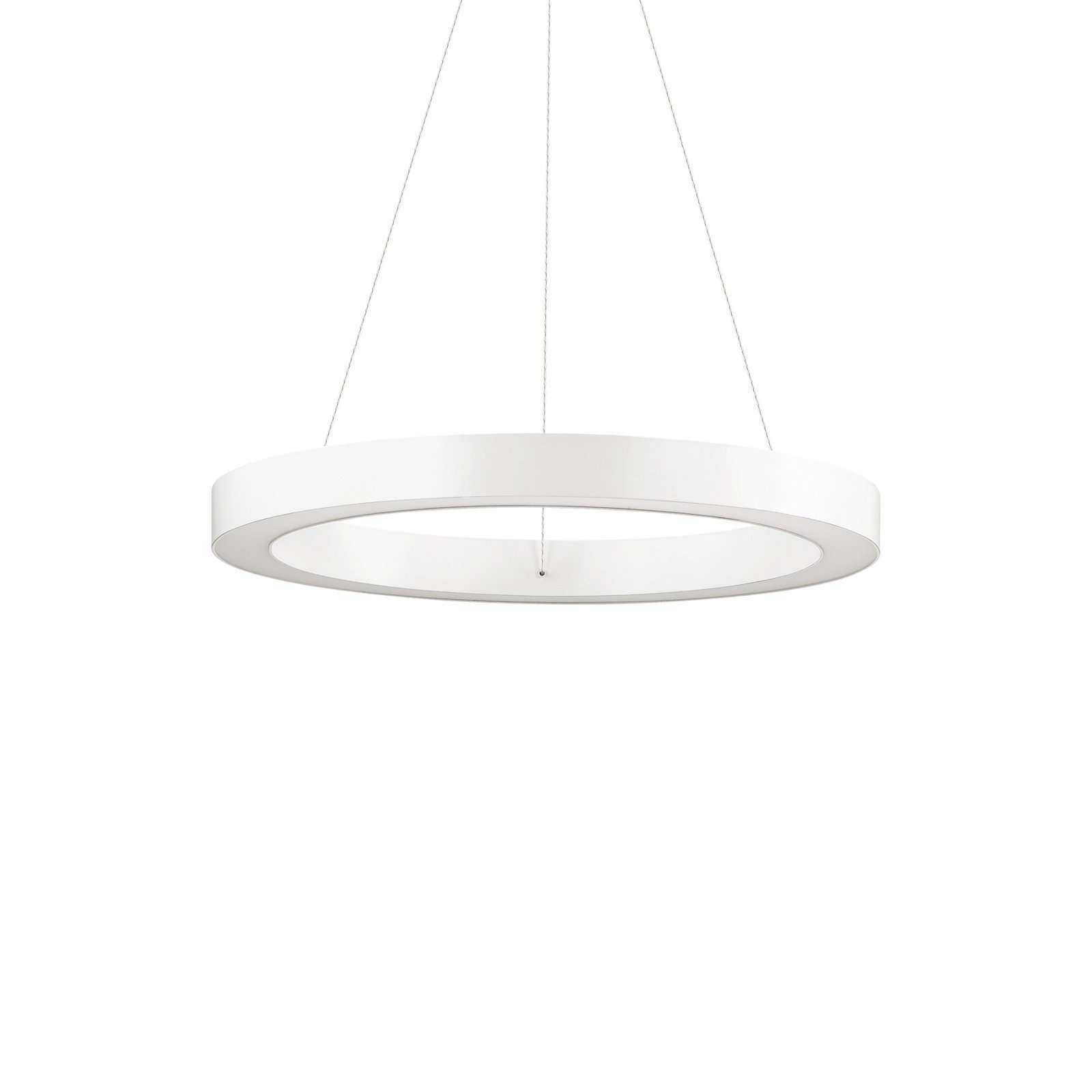 Ideal Lux LED-Hängeleuchte Oracle, Ø 50 cm, weiß, 3.000 K