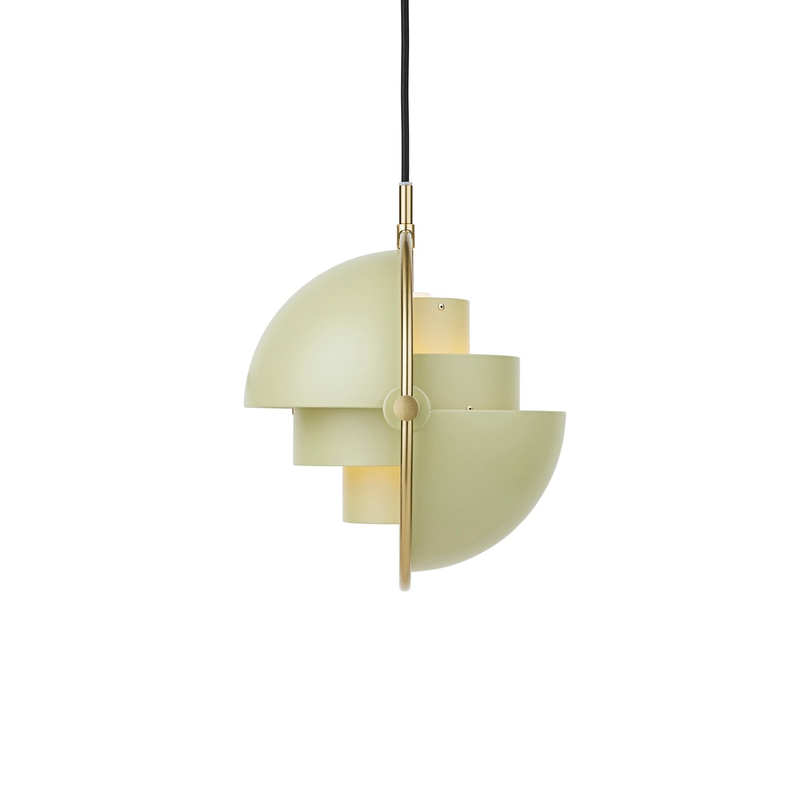 Multi-Lite Pendelleuchte Small Brass/Desert Sage - GUBI