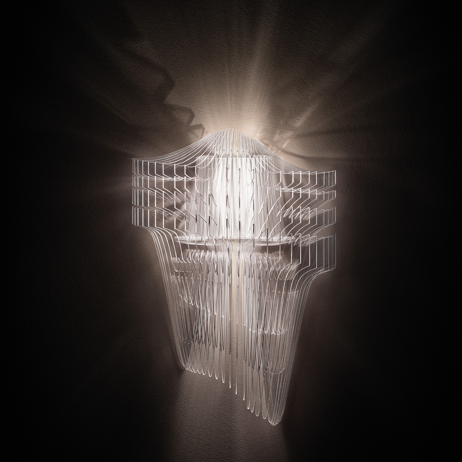 Slamp Aria design-wandlamp, helder
