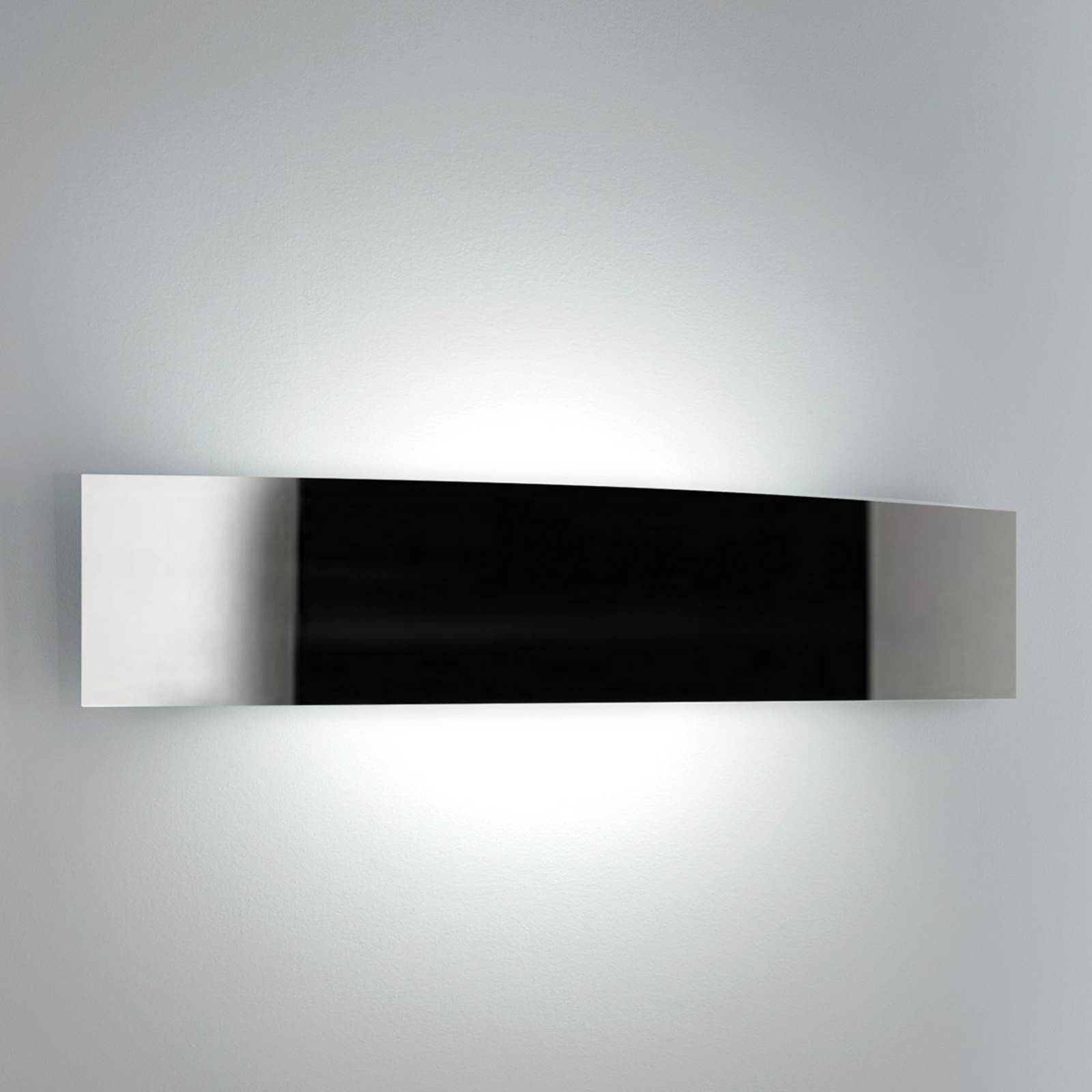 Tasteful wall light RIGA, 36 cm stainless steel