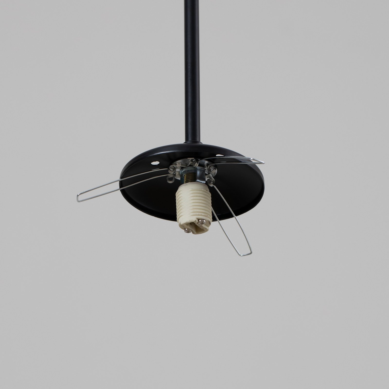 Pendant light AV-1897-2BSY 2 glass globes, black