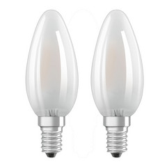 OSRAM żarówka świeca LED E14 4W ciepła biel 2szt.