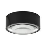 LED svítidlo Siaka, černé, Ø 5 cm, kov, IP65 - Lindby