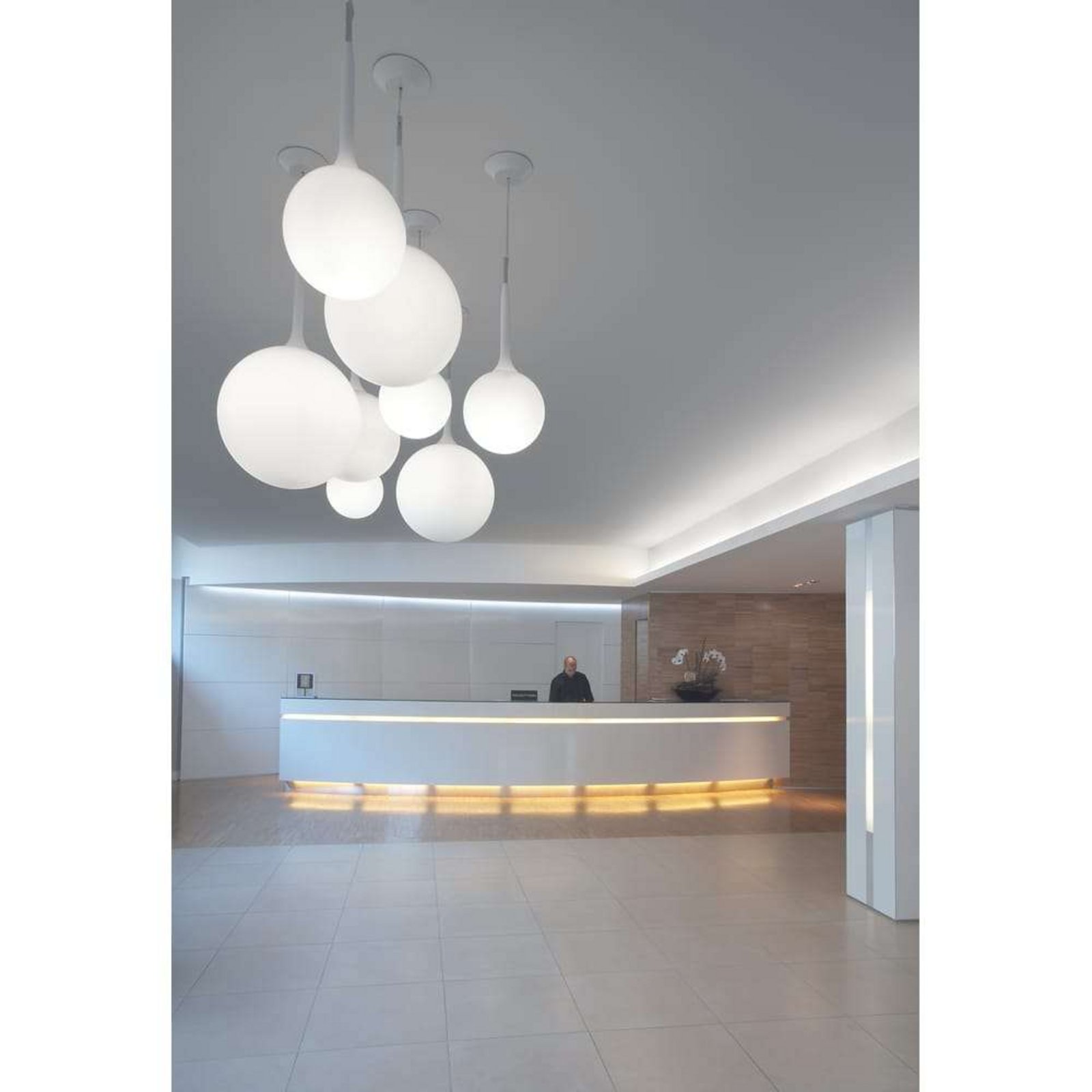 Castore 25 Lustră Pendul White - Artemide