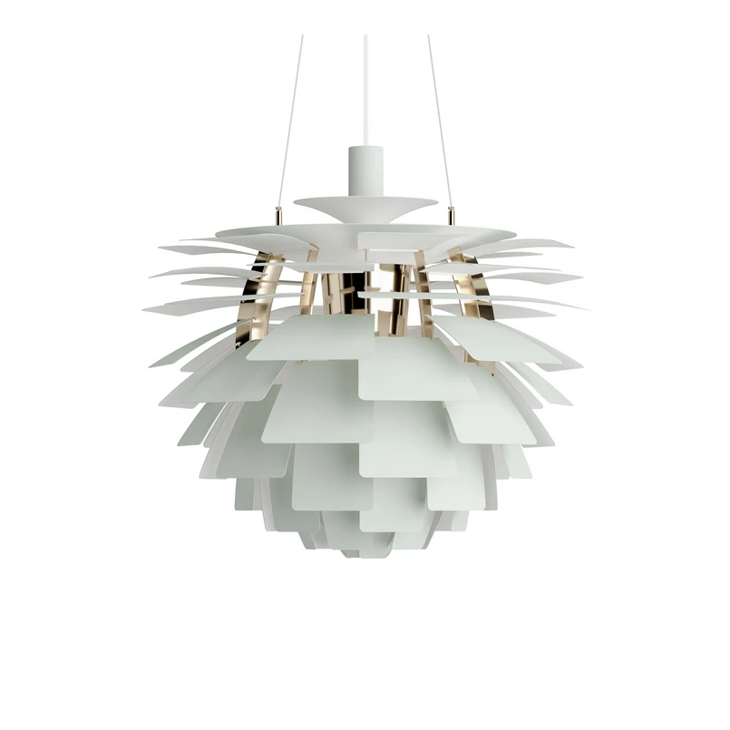 Louis Poulsen – PH Artichoke Hängelampe grün/messing 60 cm