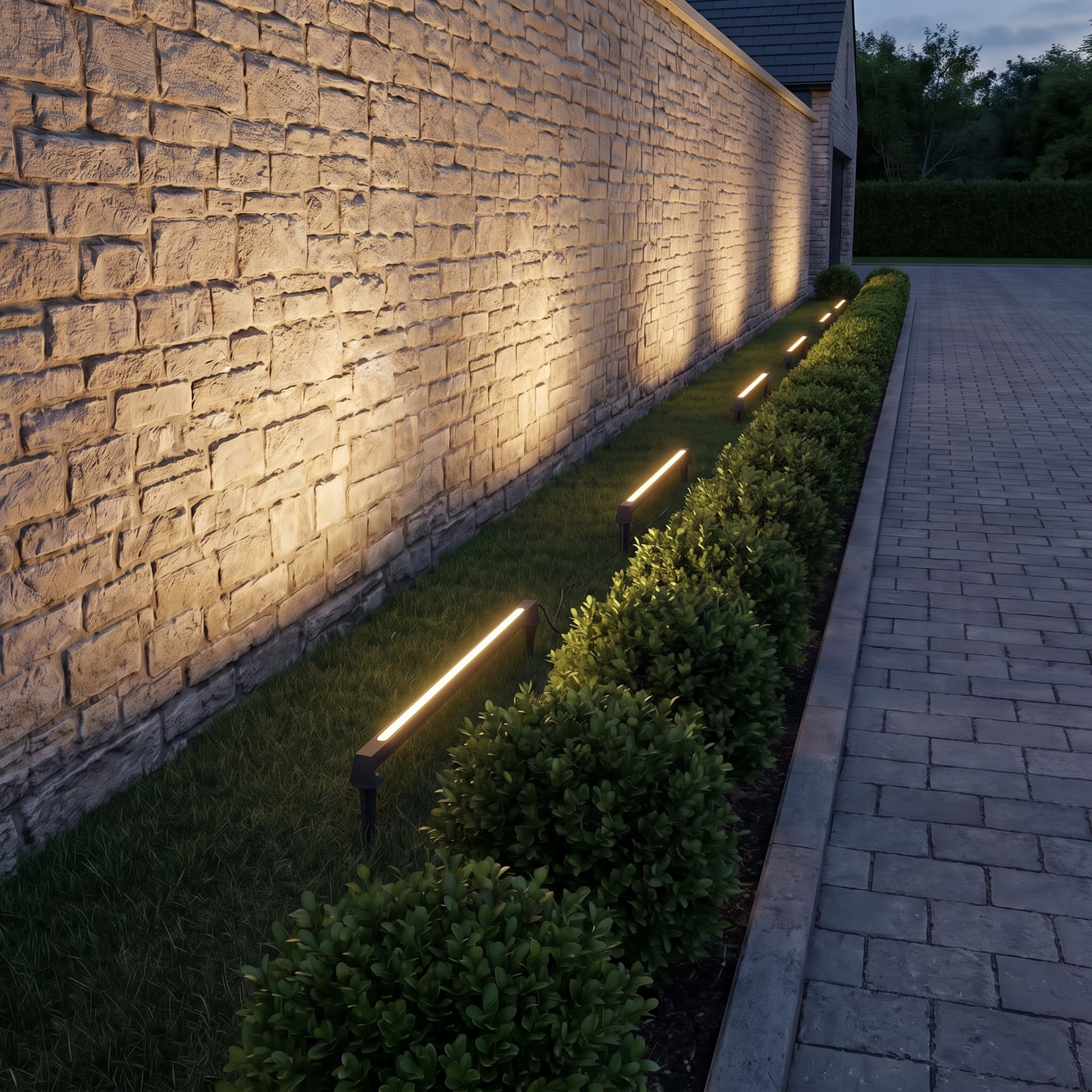 Exterierové LED svietidlo Lindby Zavio, dĺžka 50 cm, antracitová farba, IP65 Exterierové LED svietidlo Lindby Zavio, dĺžka 50 cm, antracitová farba, IP65