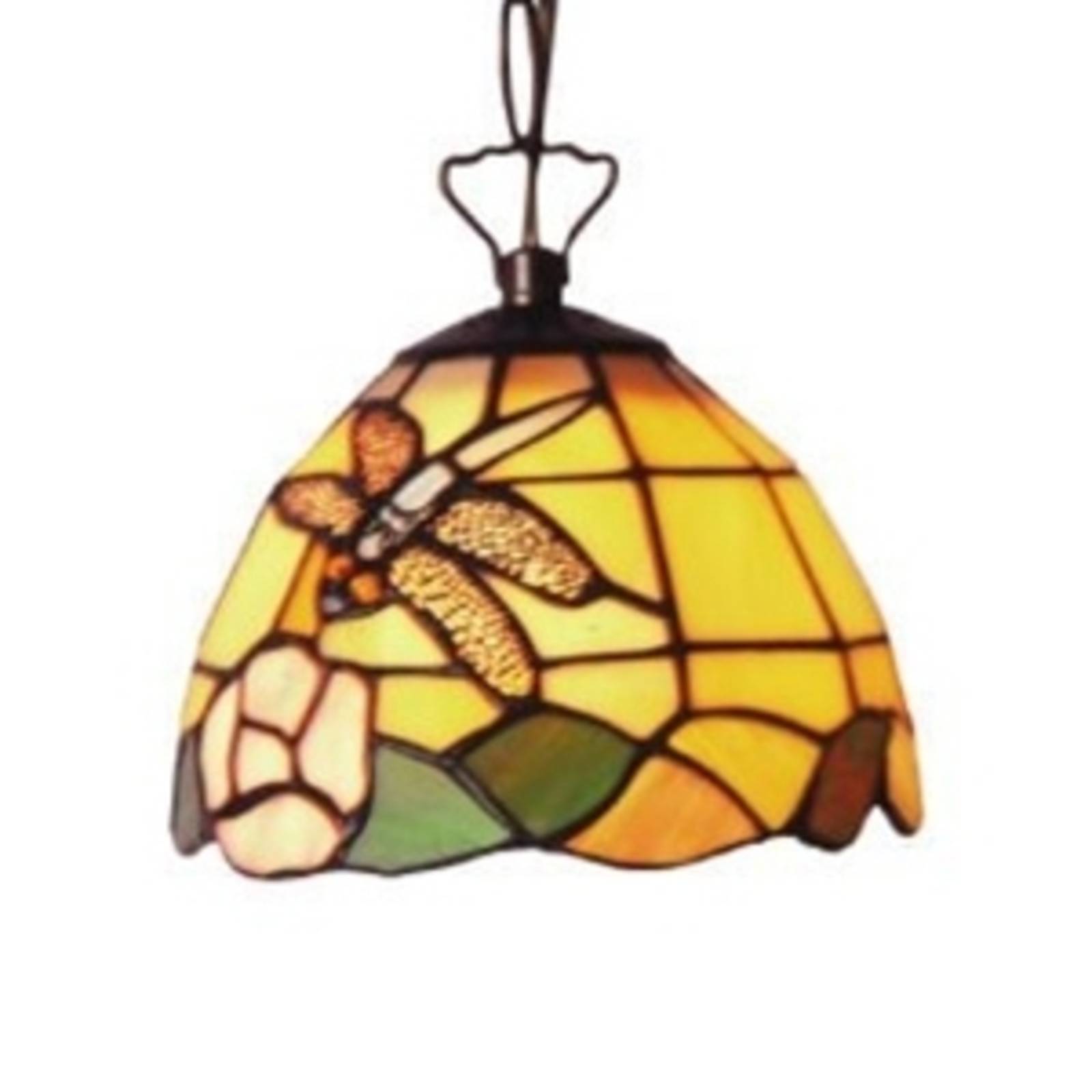 Ozdobna lampa wisząca LIBELLE w stylu Tiffany