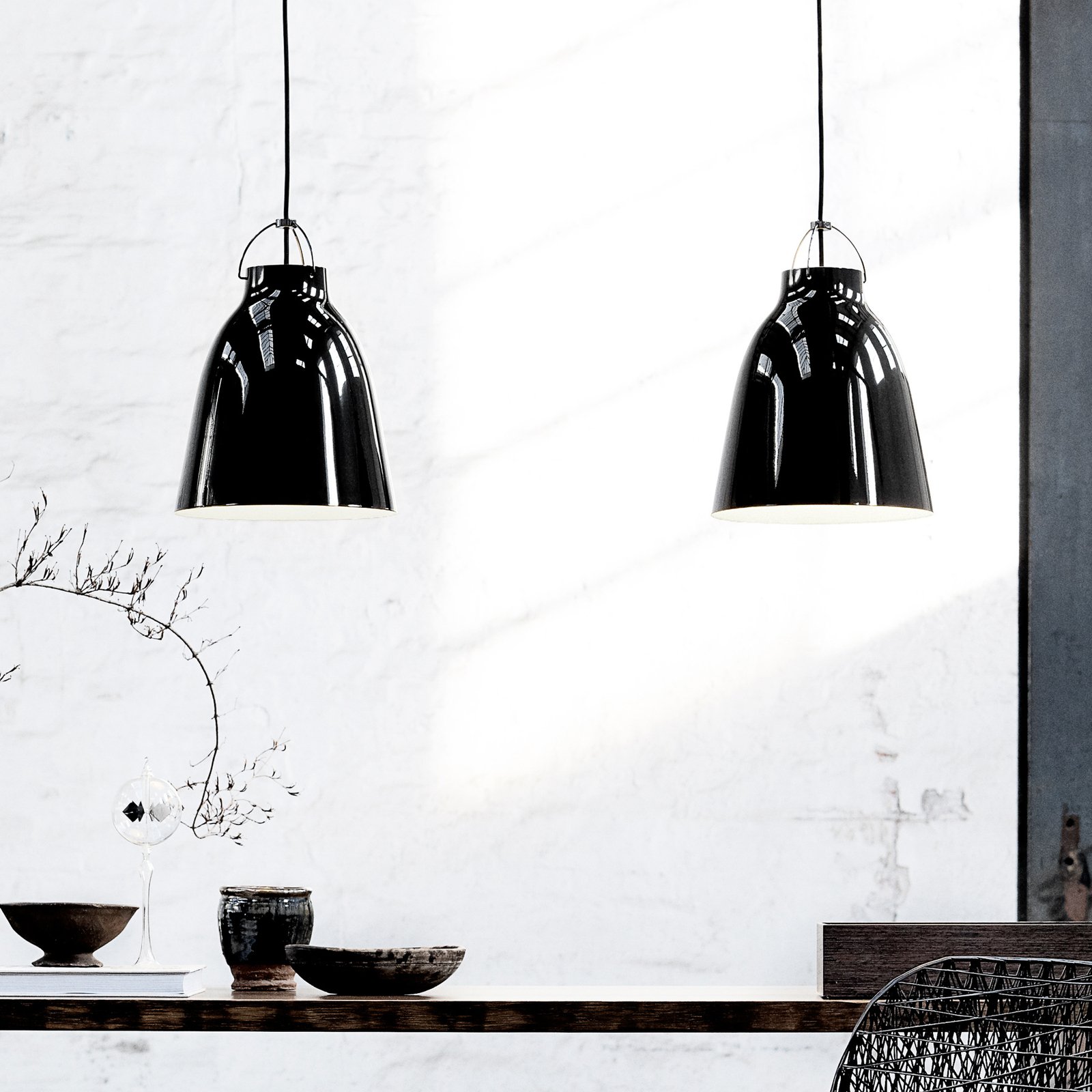 Caravaggio™ P2 Visilica SortSort - Fritz Hansen