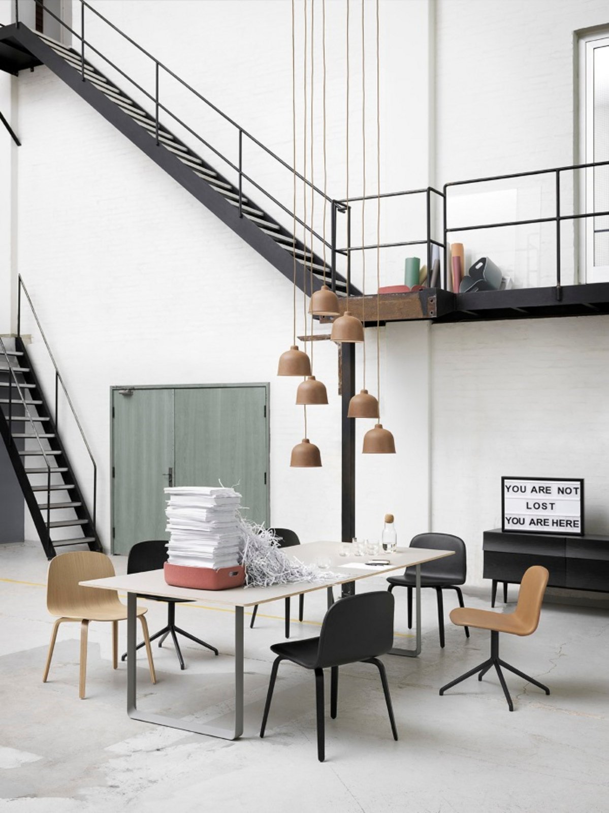 Grain Taklampa Grey - Muuto