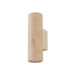 Applique murale Tavira, travertin, pierre, Up/Down - Lucande