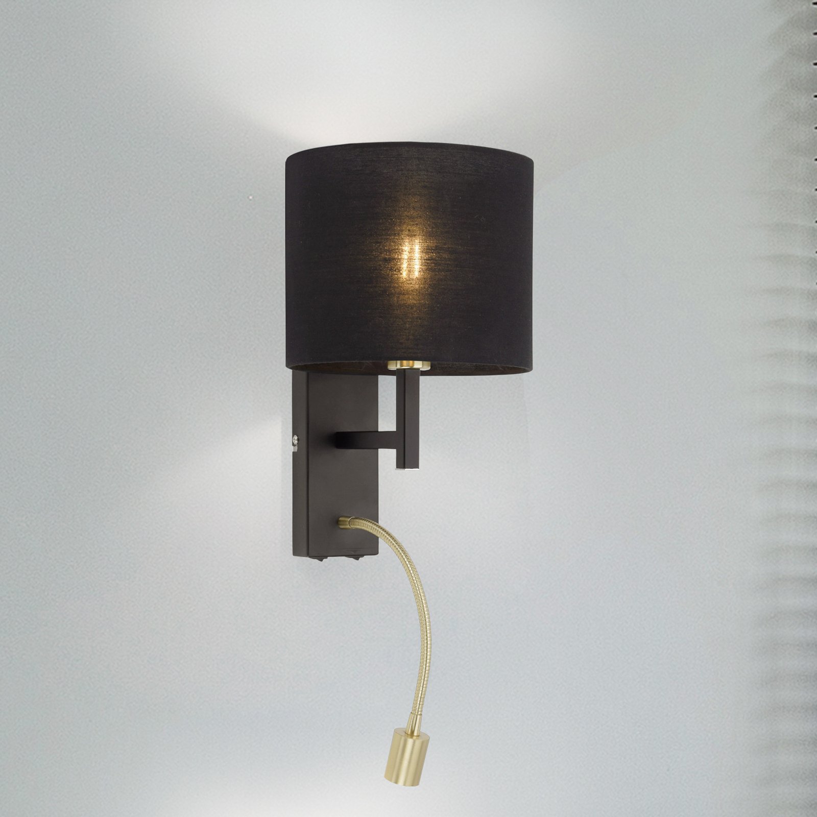 Paul Neuhaus Robin wall lamp with reading arm