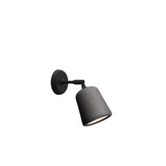 Material Wandleuchte Dark Grey Concrete - New Works
