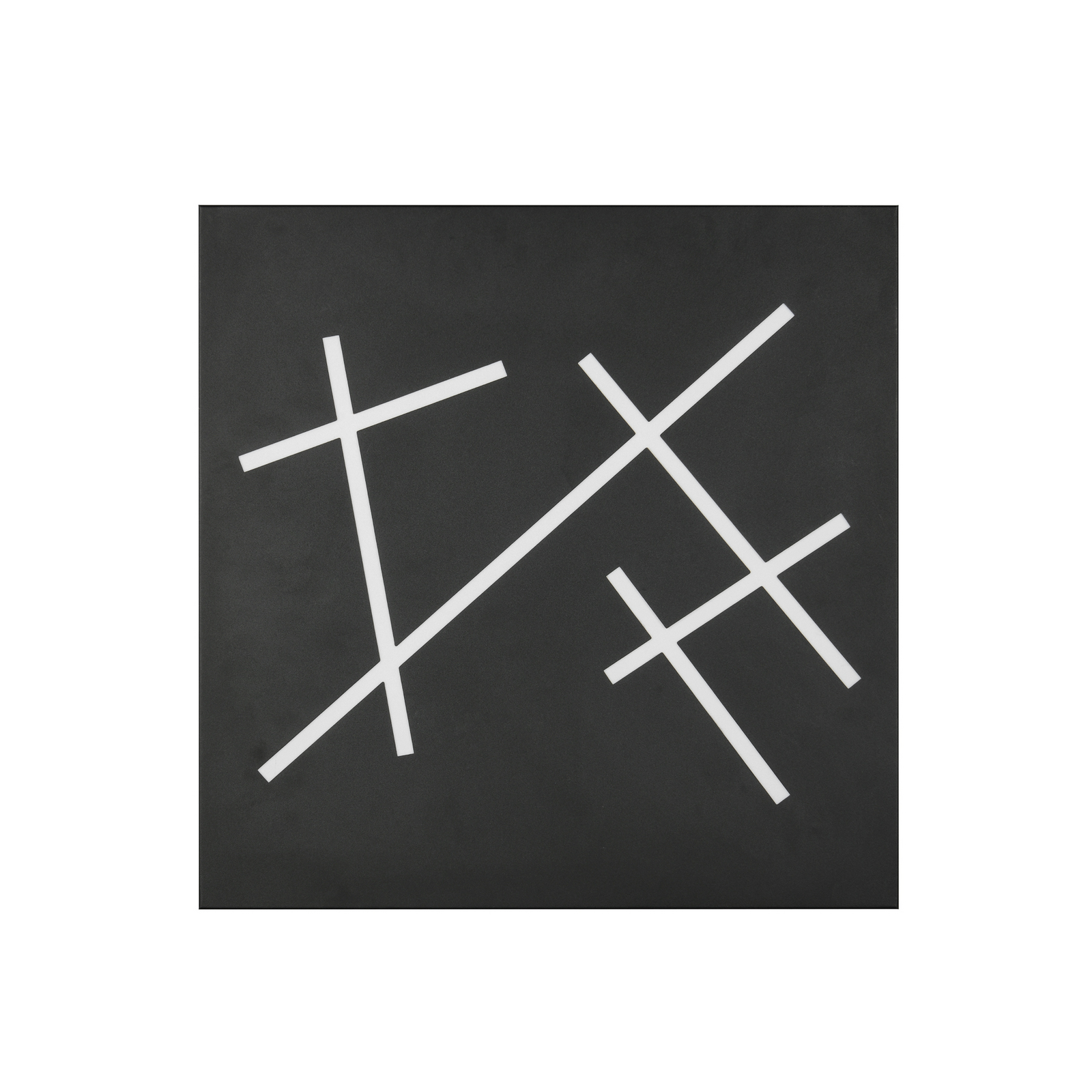 LED-taklampa Snip, matt svart, längd 50 cm, metall, CCT LED-taklampa Snip, matt svart, längd 50 cm, metall, CCT