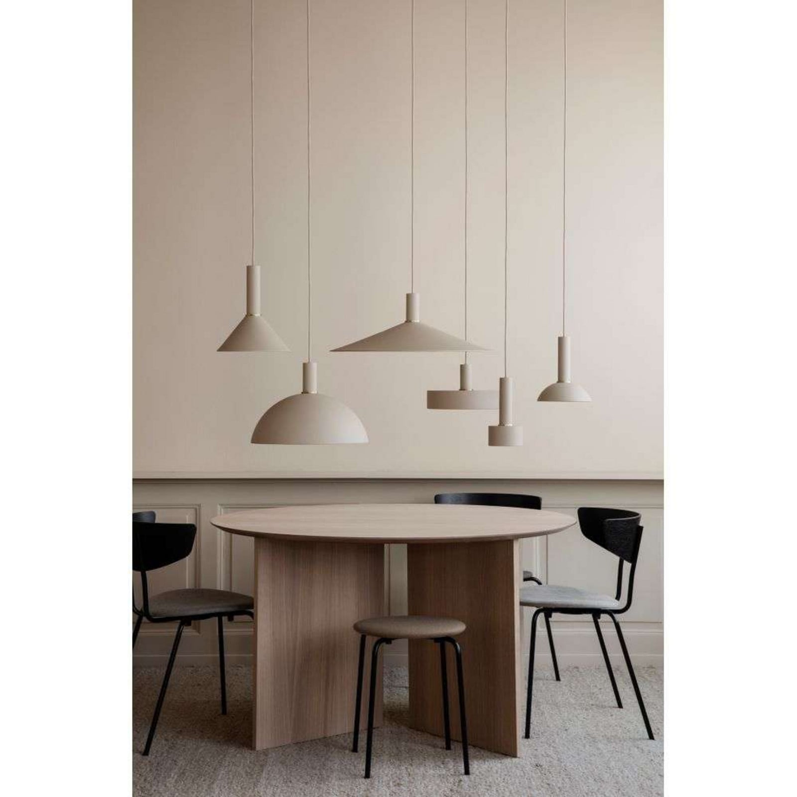 Collect Pendel Dome Low Brass ferm LIVING - Stue - Metal