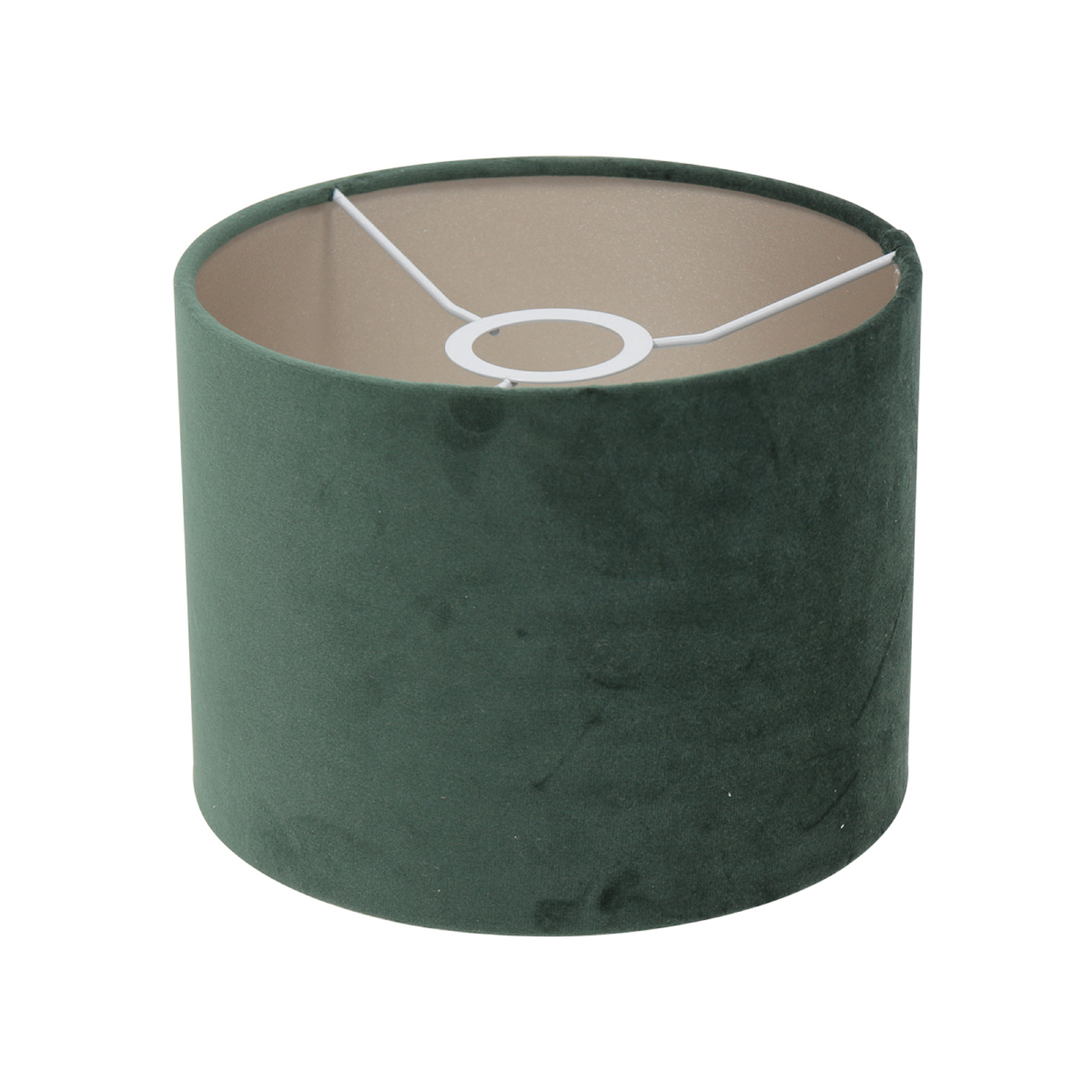 Tafellamp Noor, staal/groen velours, hoogte 50 cm, E27