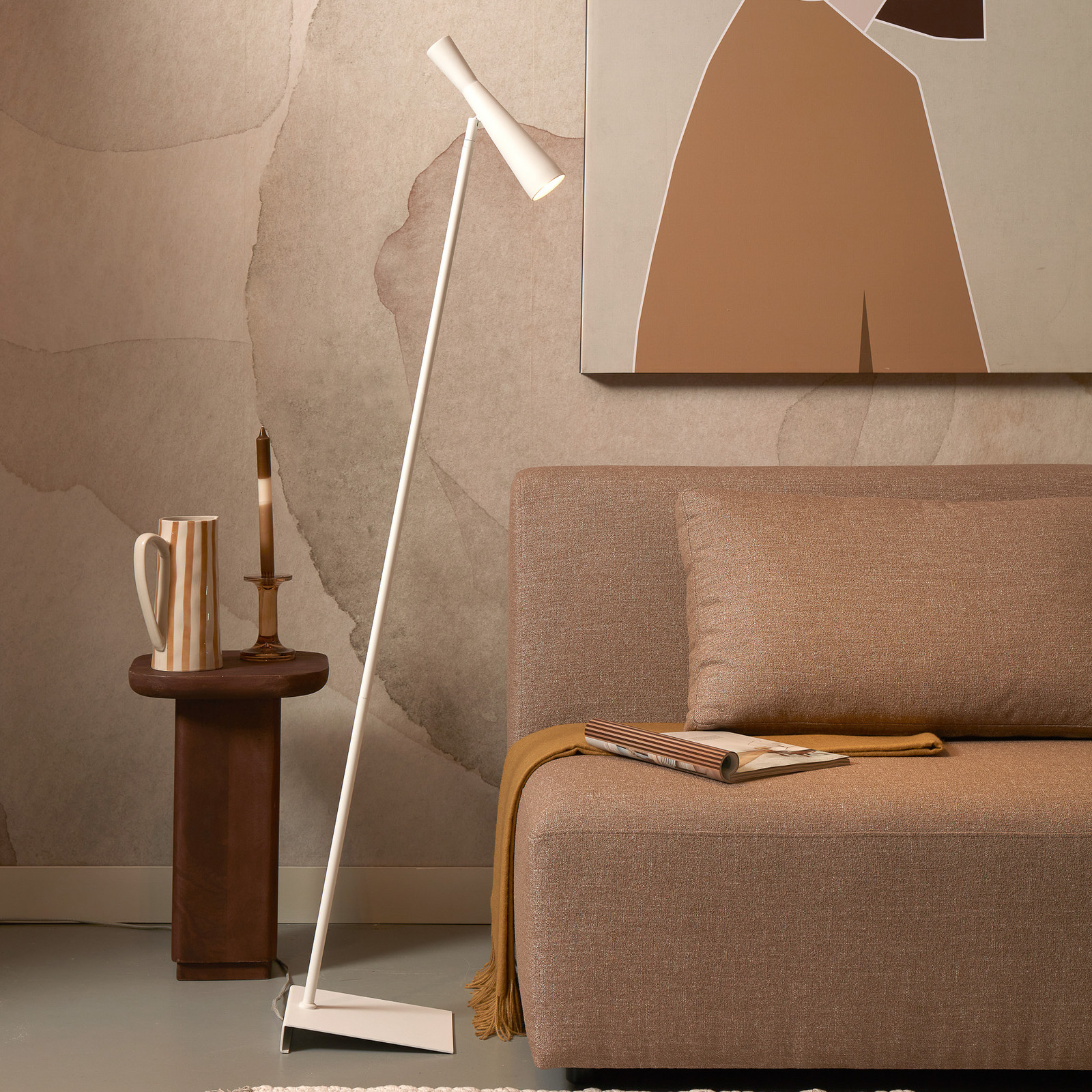 ITS ABOUT ROMI Lampadar Bordeaux alb - Studiu / Birou - modern - Metal