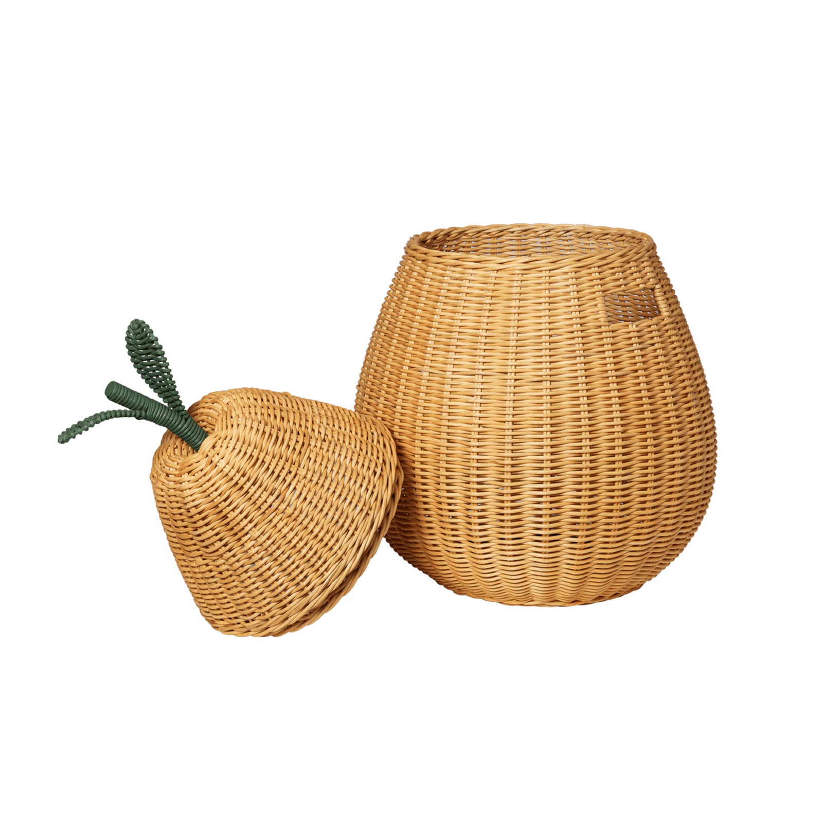 PEAR Aufbewahrungskorb Rattan natur Höhe 83 cm - ferm LIVING