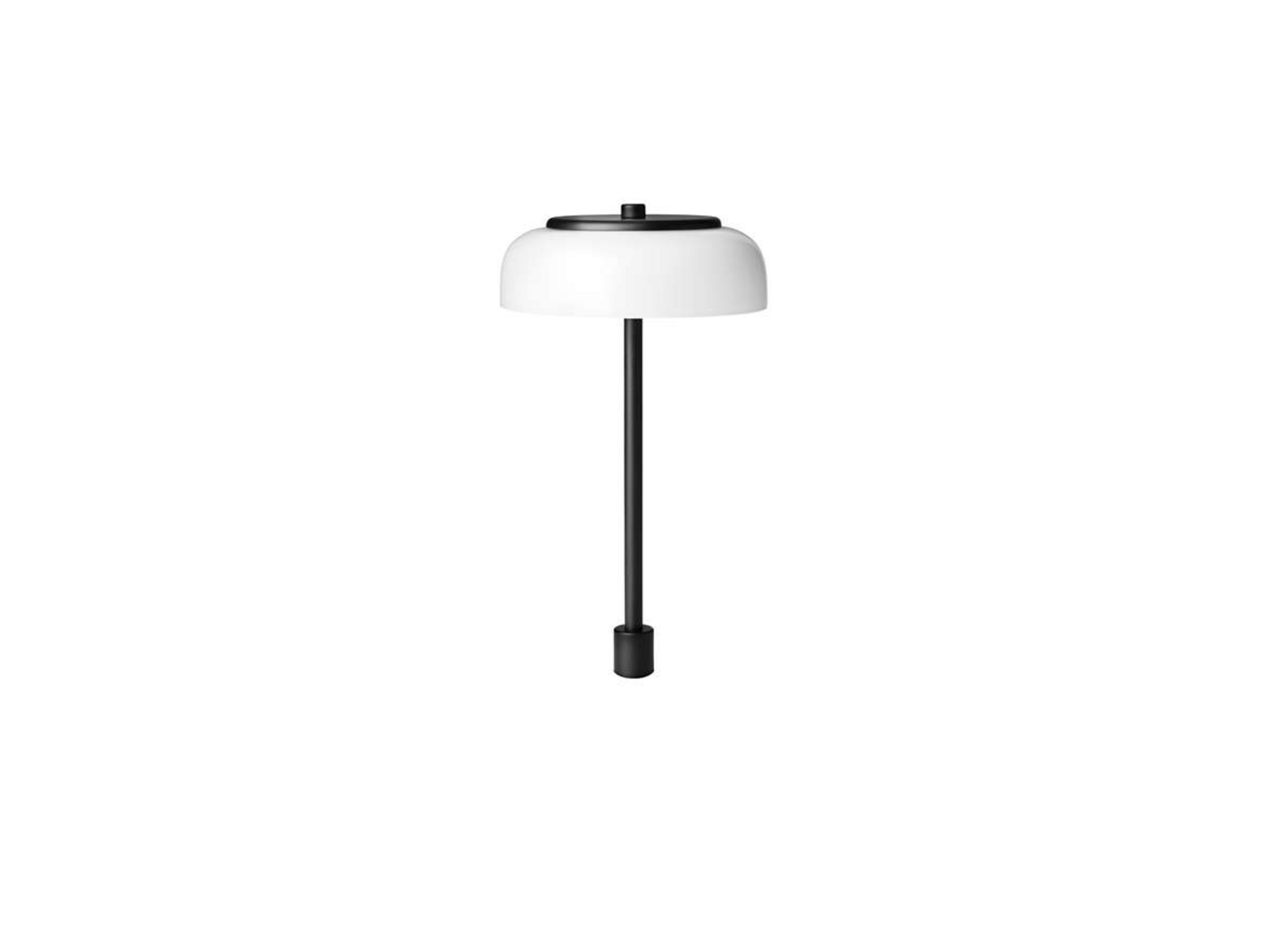 Blossi In-set Bordlampe Small Black/Opal - Nuura