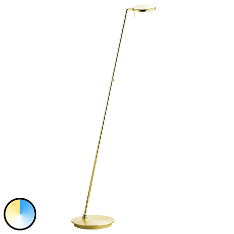 Stehlampe Omega, CCT-Technik, messing