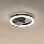 Lindby LED-Außendeckenleuchte Finian, Ø 22 cm, CCT, dimmbar
