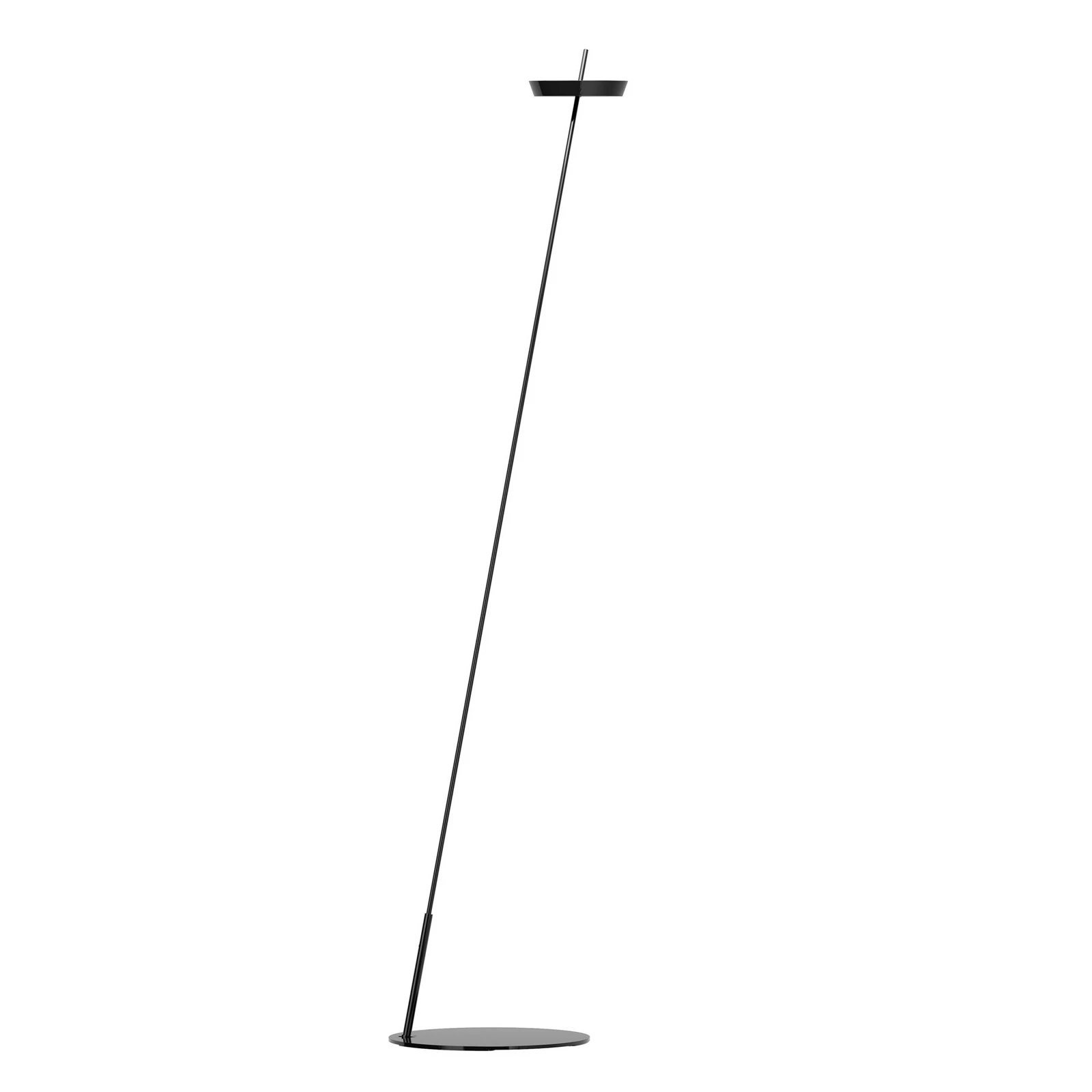 LED-akku-maavalaisin Mahina, musta, korkeus 130 cm, metalli, CCT