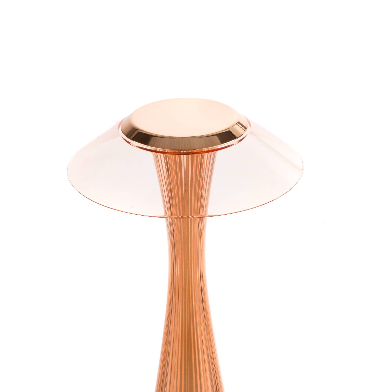 Kartell Space - lampa stołowa LED, złota