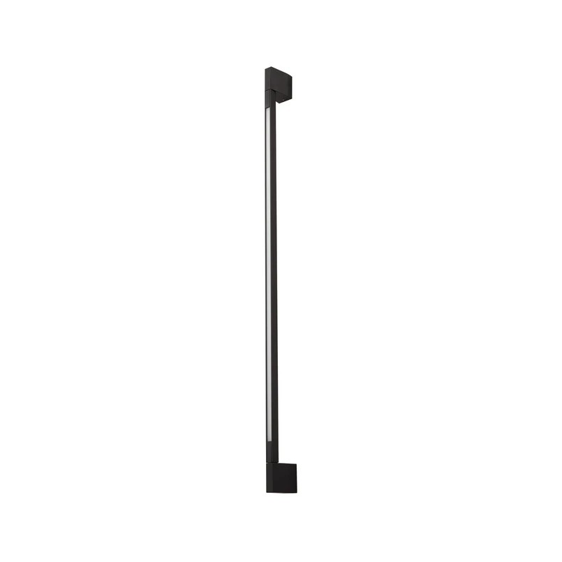 Lindby - Neano LED wall light height 120 cm black metal IP54