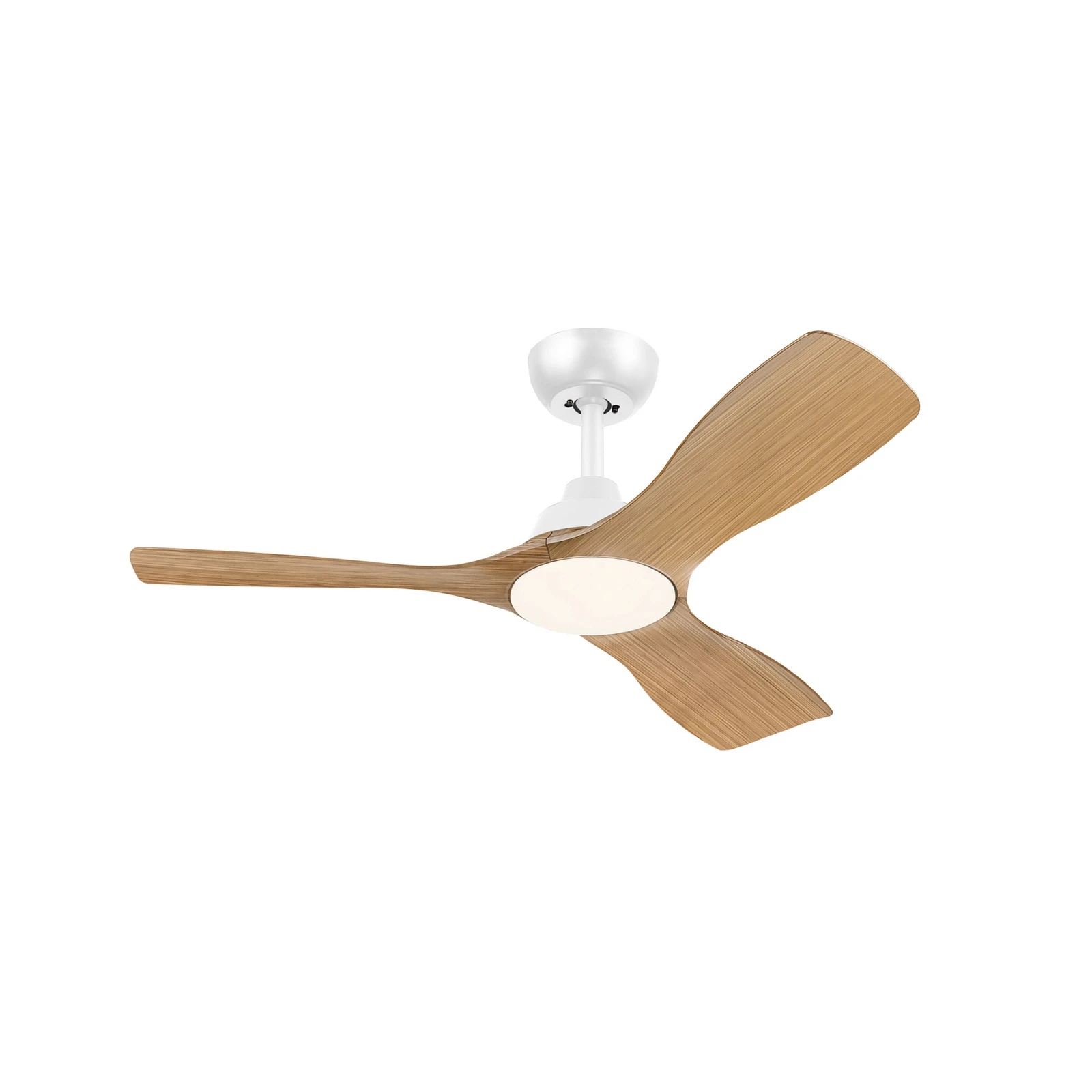 Philips LED-Ventilator Olas, Ø 106cm, holz/weiß, CCT, DC