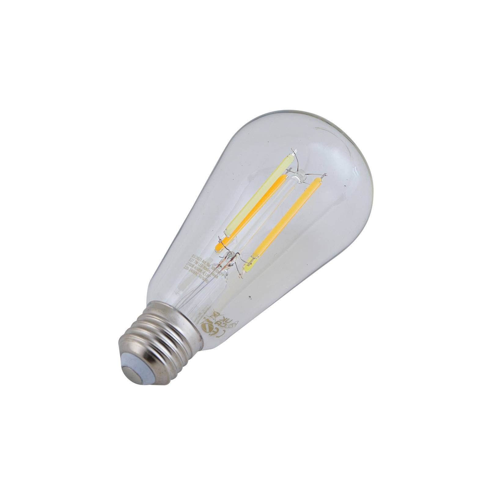 LUUMR Smart LED E27 ST64 7W przezroczysty ZigBee Hue Tuya