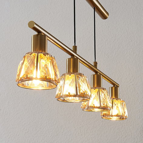Lindby Kosta suspension, réglable, laiton