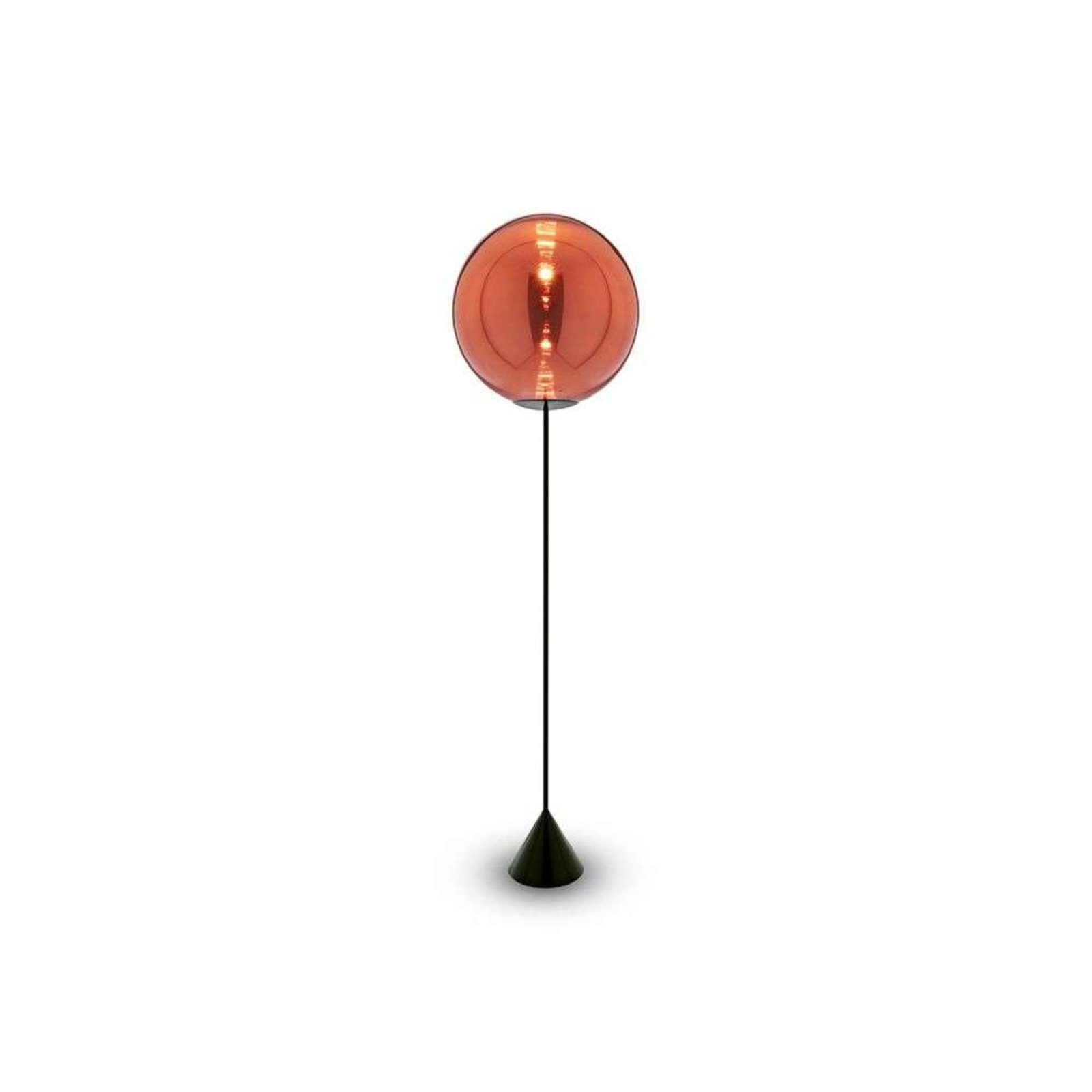 Globe Cone Slim Lampadar Copper - Tom Dixon