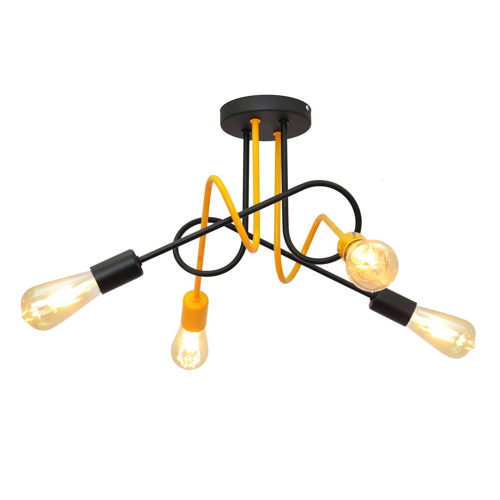 Euluna Ceiling Light - Living / Dining Room - dimmable - Young Lifestyle - Black