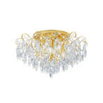 Stars of Light Fenoullet ceiling light, brass, Ø 60 cm