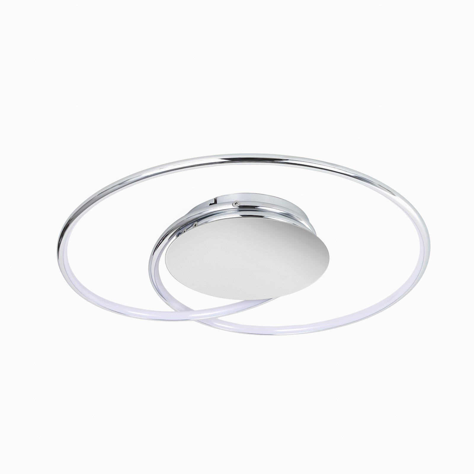 Joline Ceiling Lamp Ø46 White/Chrome - Lindby