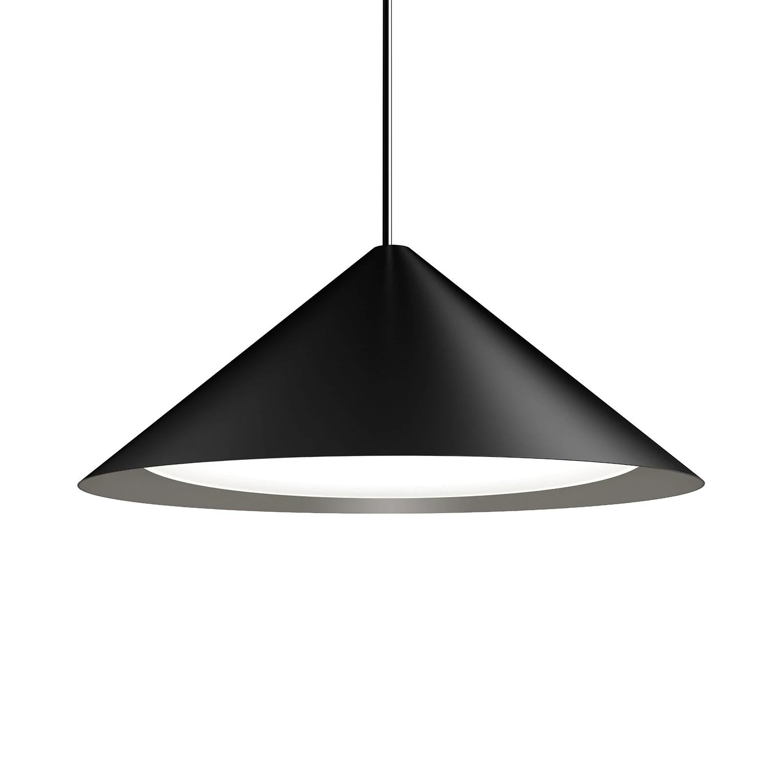 Louis Poulsen Keglen LED sospensione 65cm nero