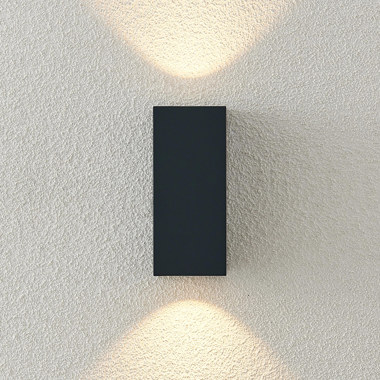 ELC Lanso utendørs LED-vegglampe, antrasitt