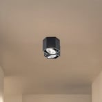 Plafón Elvas orientable 2 luces negro