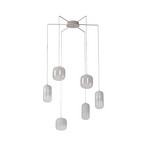 Avelina 6 LED Hanglamp Wit - Lucande
