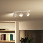 Philips Bracia LED-loftspot 3 lyskilder, hvid