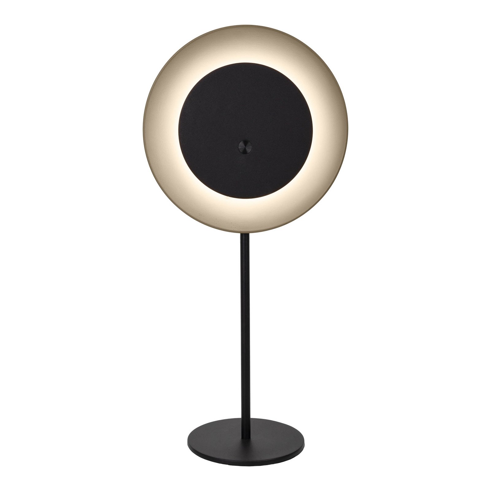 LED-Akku-Tischleuchte Solan, μαύρο/μπεζ, ηλιακό, IP54 LED-Akku-Tischleuchte Solan, μαύρο/μπεζ, ηλιακό, IP54