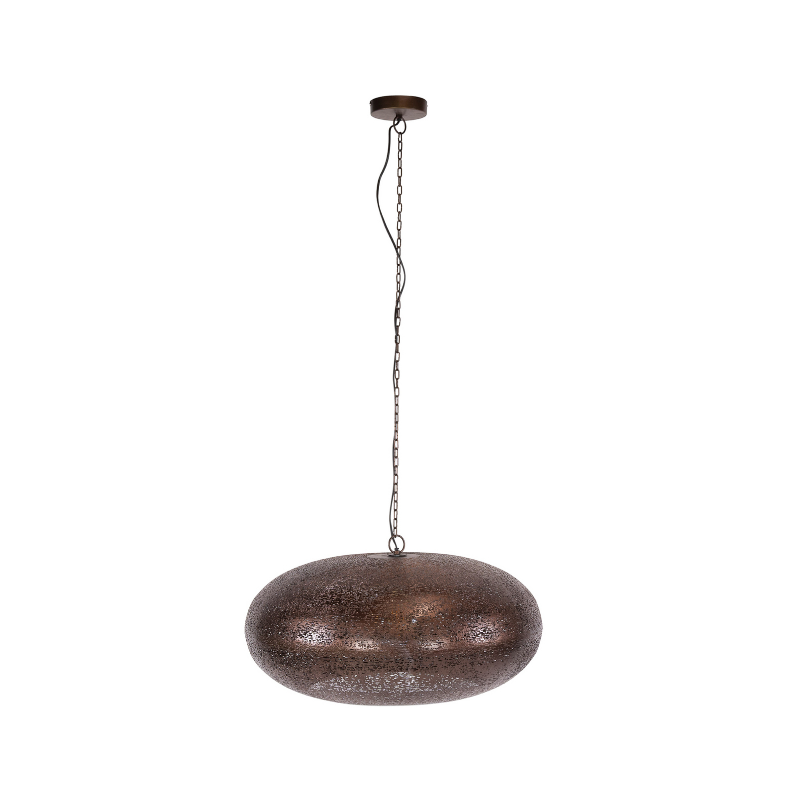 Pendelleuchte Cielo, Ø 68 cm, kupfer, Metall, E27, 1-flammig Pendelleuchte Cielo, Ø 68 cm, kupfer, Metall, E27, 1-flammig