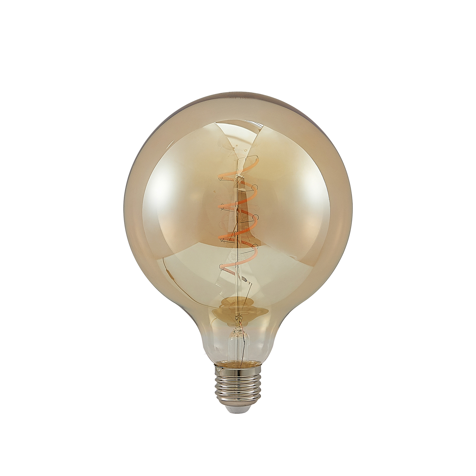Lucande LED-lamppu E27 G125 4W 1800K meripihka