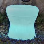 Newgarden Corfu LED solární stolička, 37 cm, dobíjecí baterie, dálkové