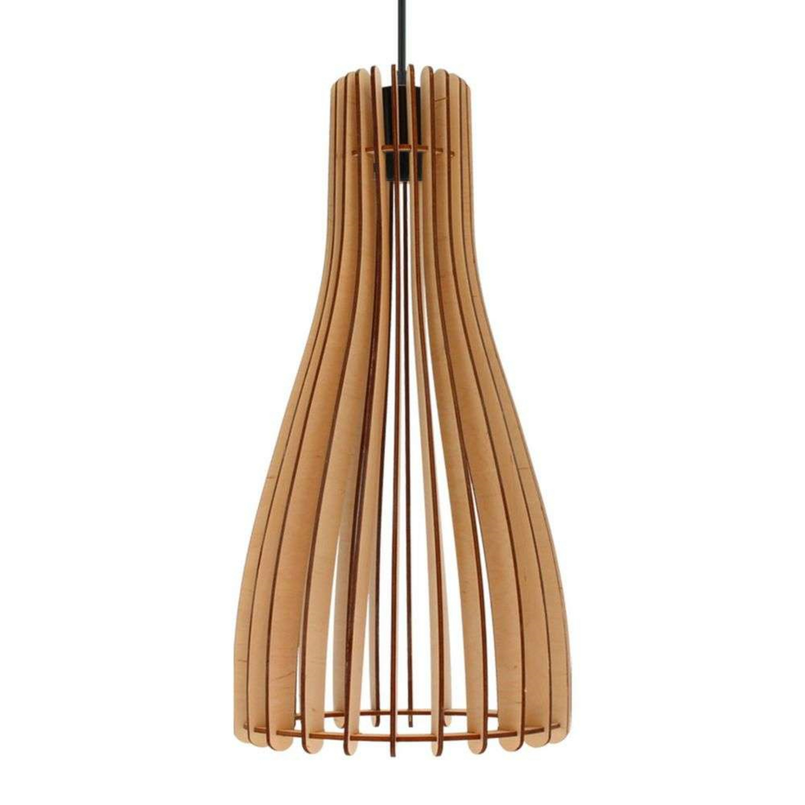 Furn Candeeiro Suspenso Black/Wood - Envostar