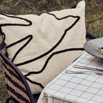 Fodera per cuscino HDFly, crema/nero, 50 x 50 cm - House Doctor