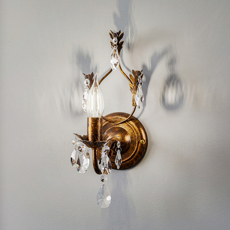 Vegglampe Teresa som lysekrone, 1 lyskilde