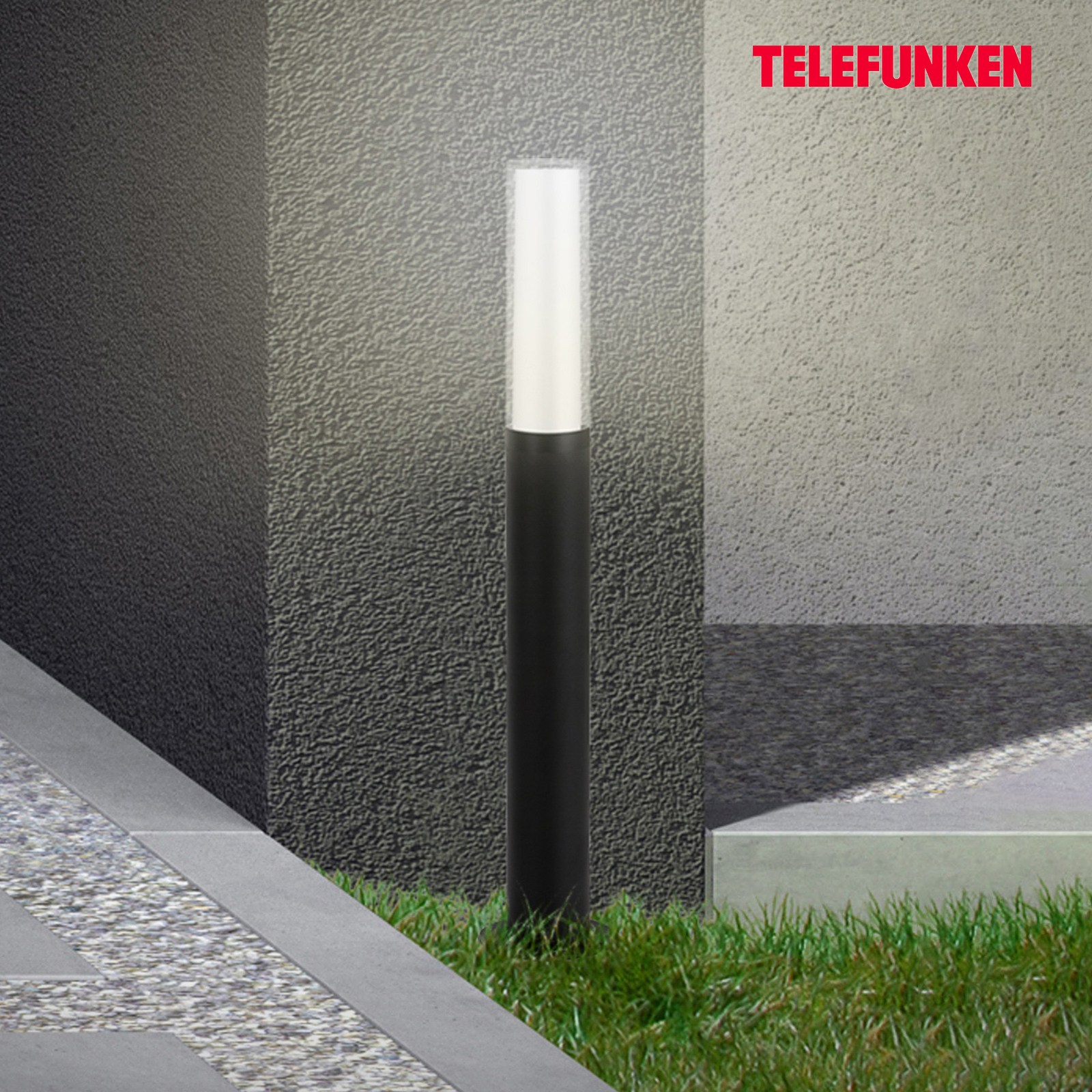 Telefunken Bristol LED path light, 57 cm, black